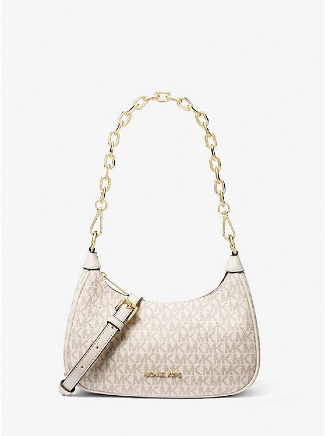 Cora Medium Signature Logo Shoulder Bag