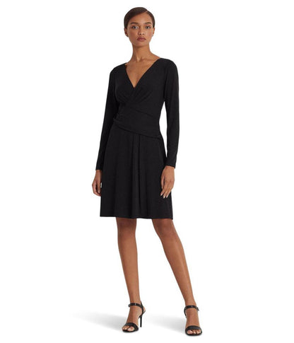 Stretch Jersey Surplice Dress