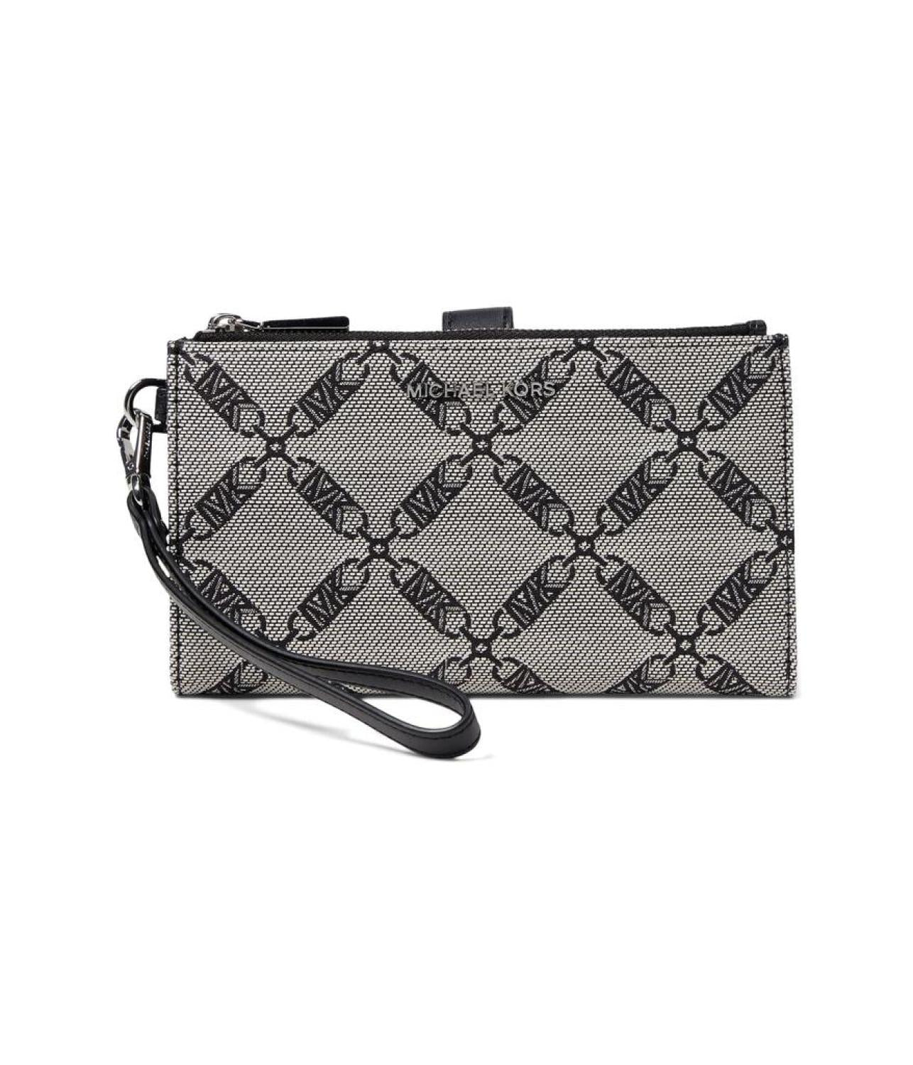 Jet Set Double Zip Wristlet