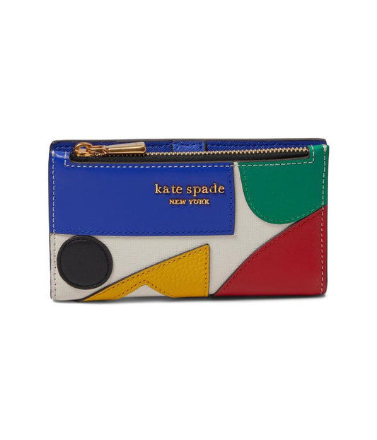 Gallery Saffiano Leather Small Slim Bifold Wallet