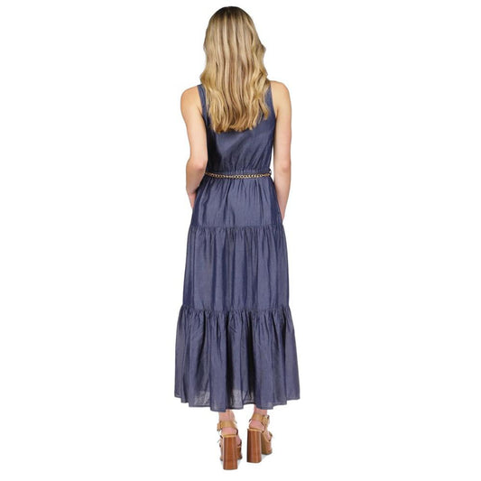 Women's Tiered Maxi Shirtdress, Regular & Petite