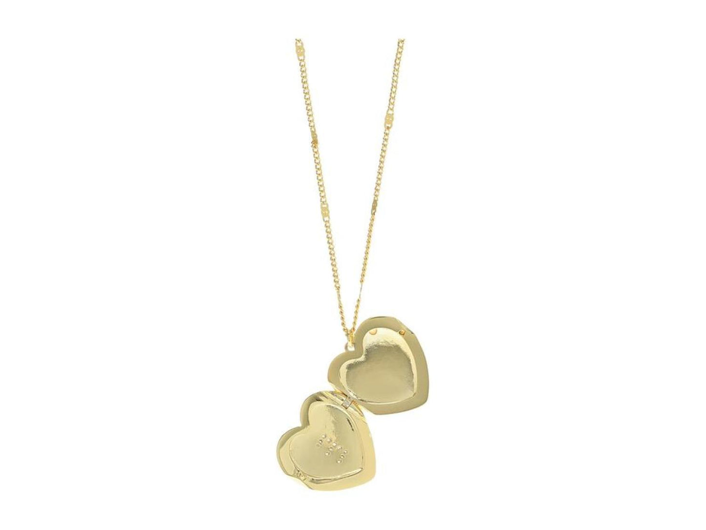 E Heart Locket