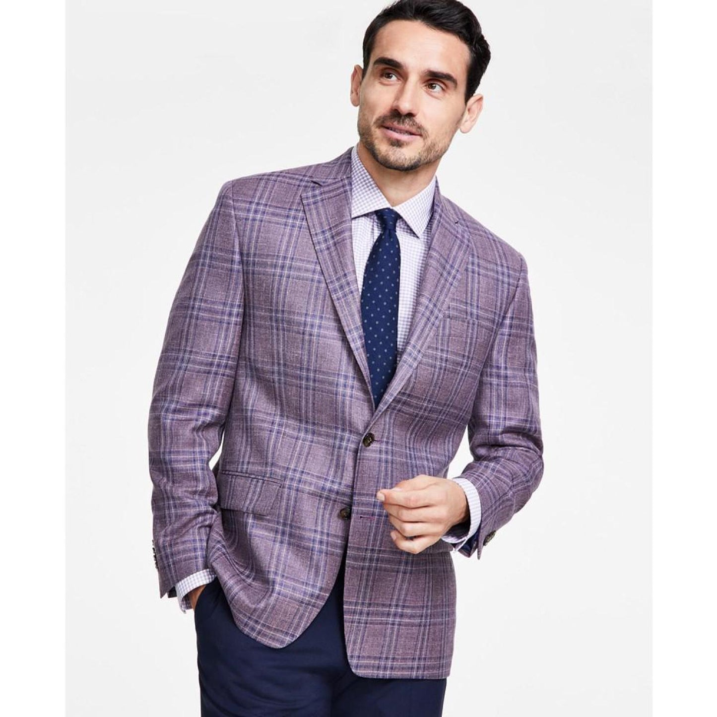 Men's Classic-Fit Plaid Sport Coat