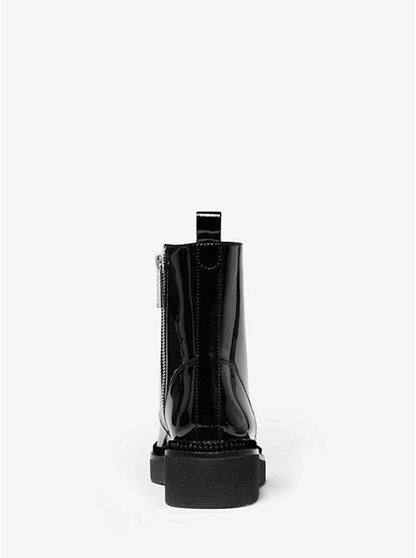 Haskell Patent Leather Combat Boot