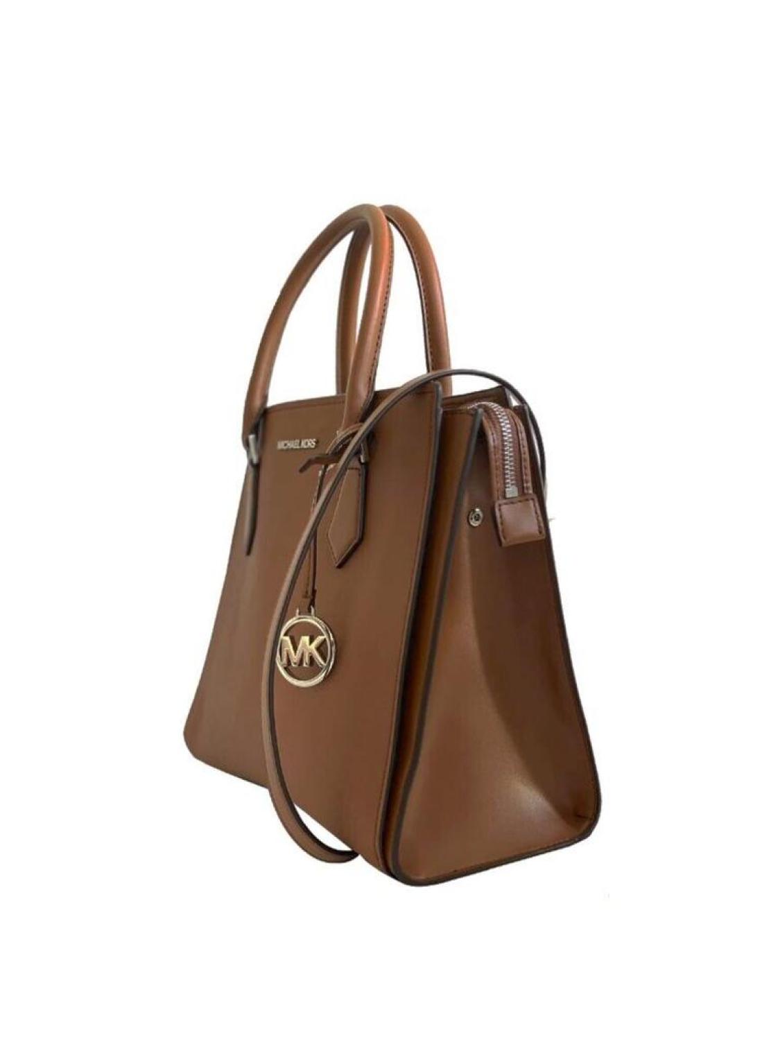 Michael Kors Hope Leather Satchel Messenger Bag