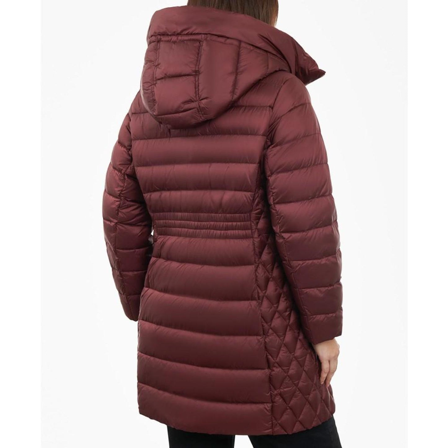 Women's Plus Size Hooded Down Packable Puffer Coat