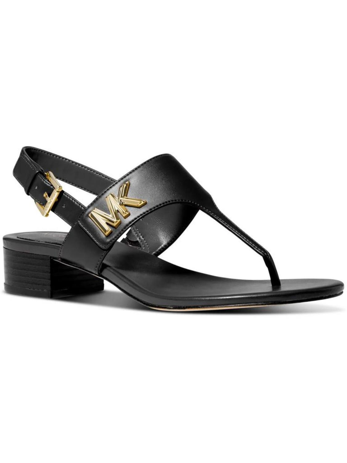 Jilly Sandal Womens Faux Leather Thong T-Strap Sandals