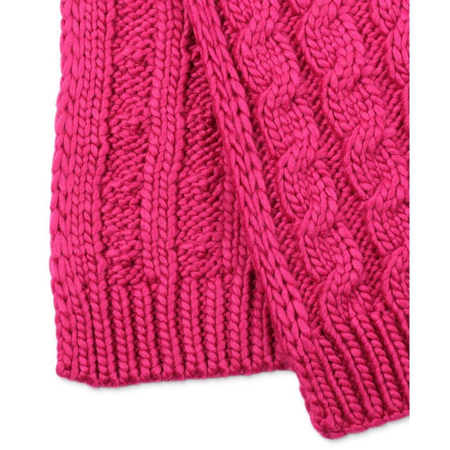 Women's Moving Cables Knit Scarf