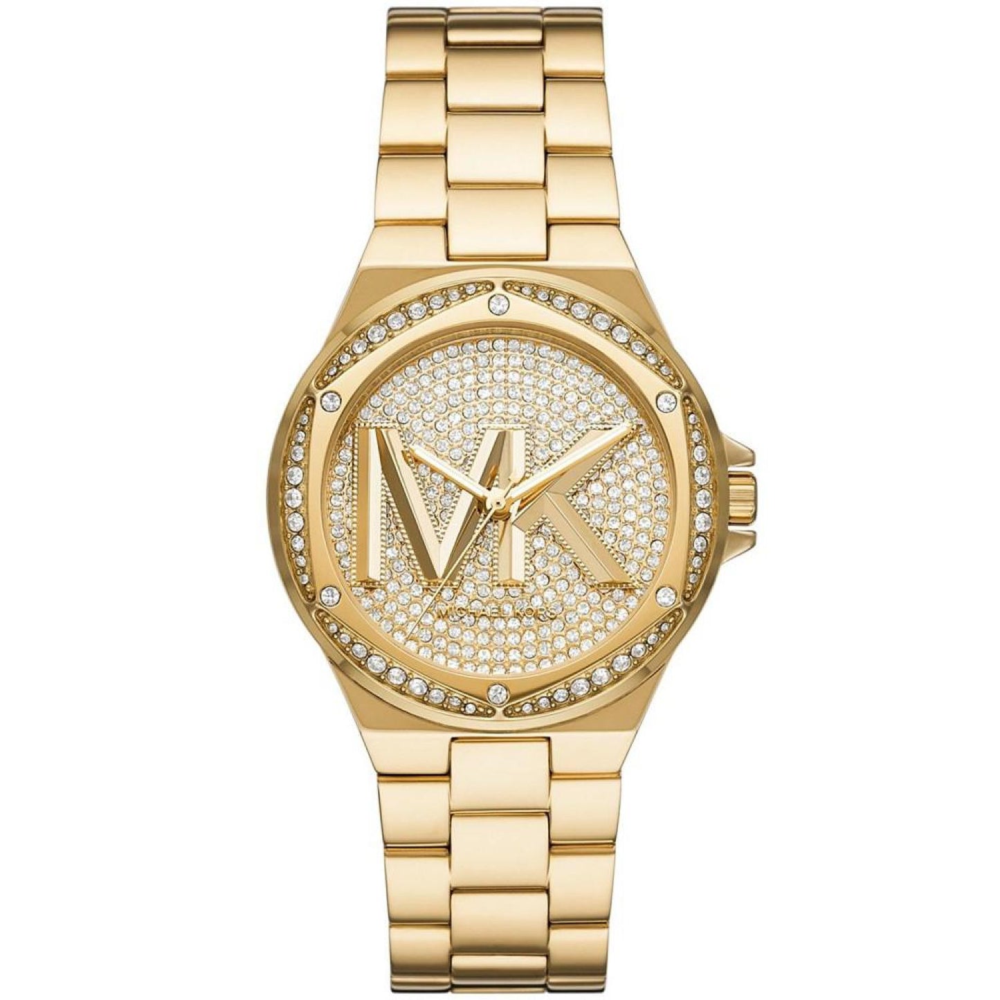 Women's Lennox Three Hand Gold-Tone Stainless Steel Bracelet Watch 37mm