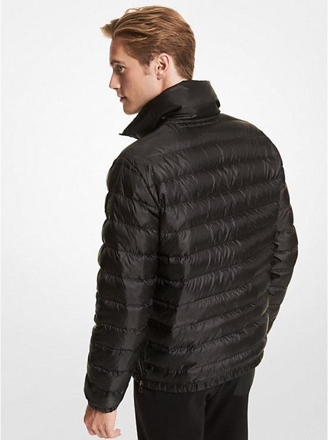 Stirling Packable Quilted Ciré Popover Jacket