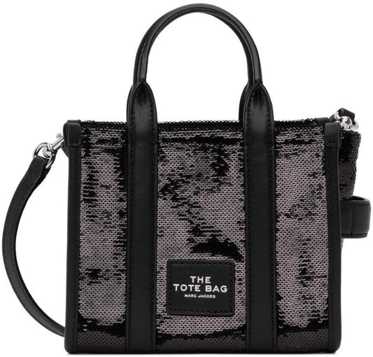 Black 'The Sequin Mini' Tote