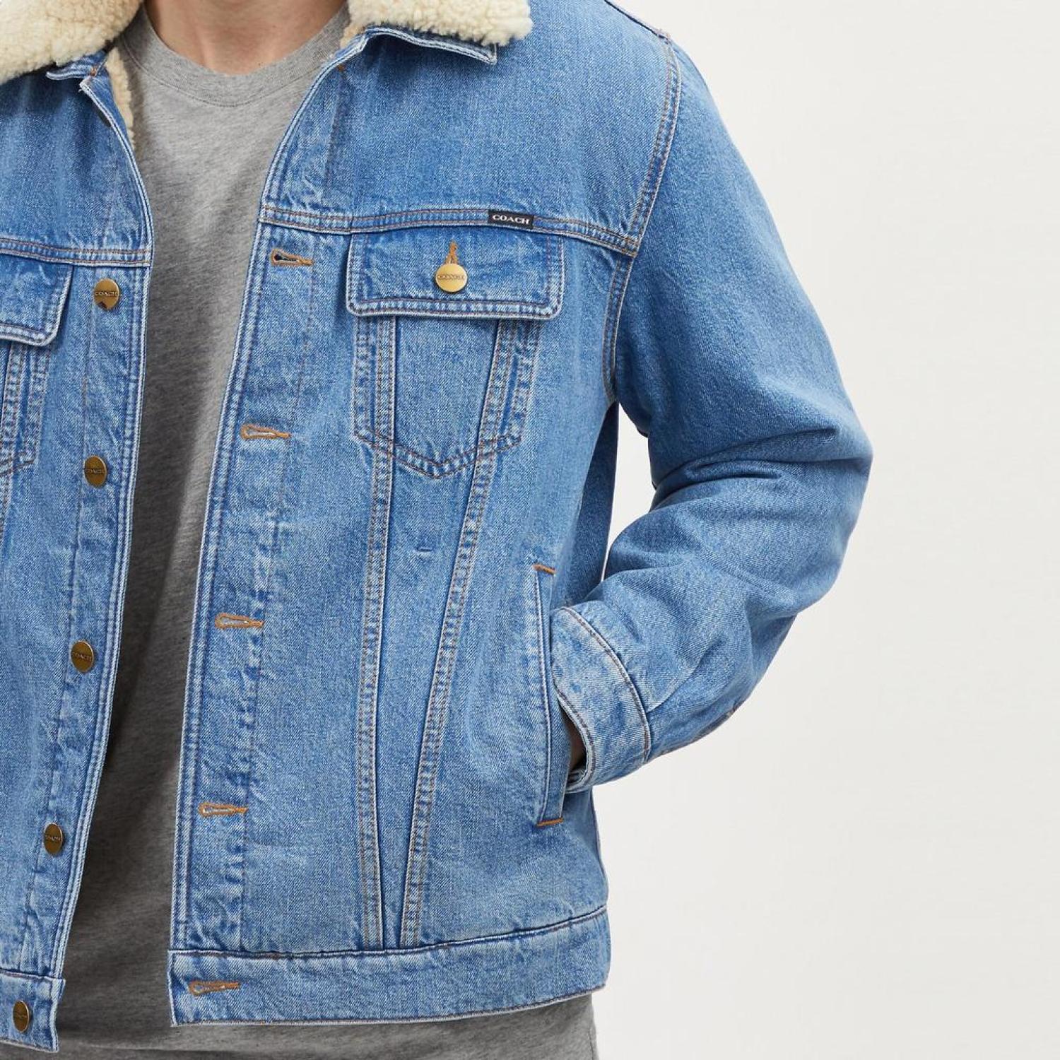 Coach clearance denim jacket