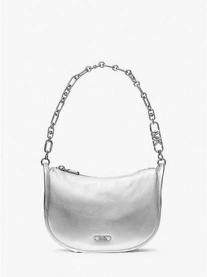 Kendall Small Metallic Leather Shoulder Bag