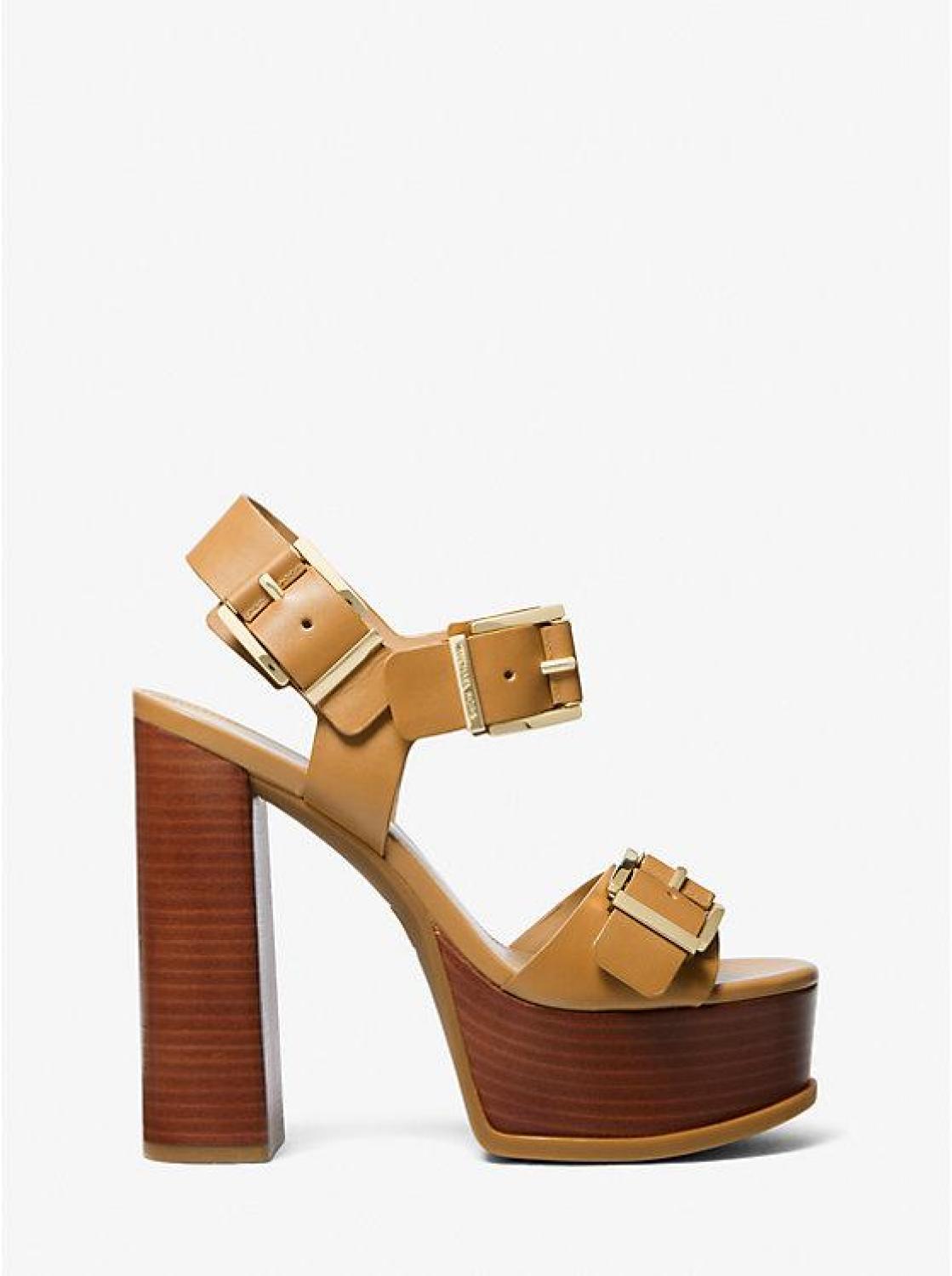 Colby Leather Platform Sandal