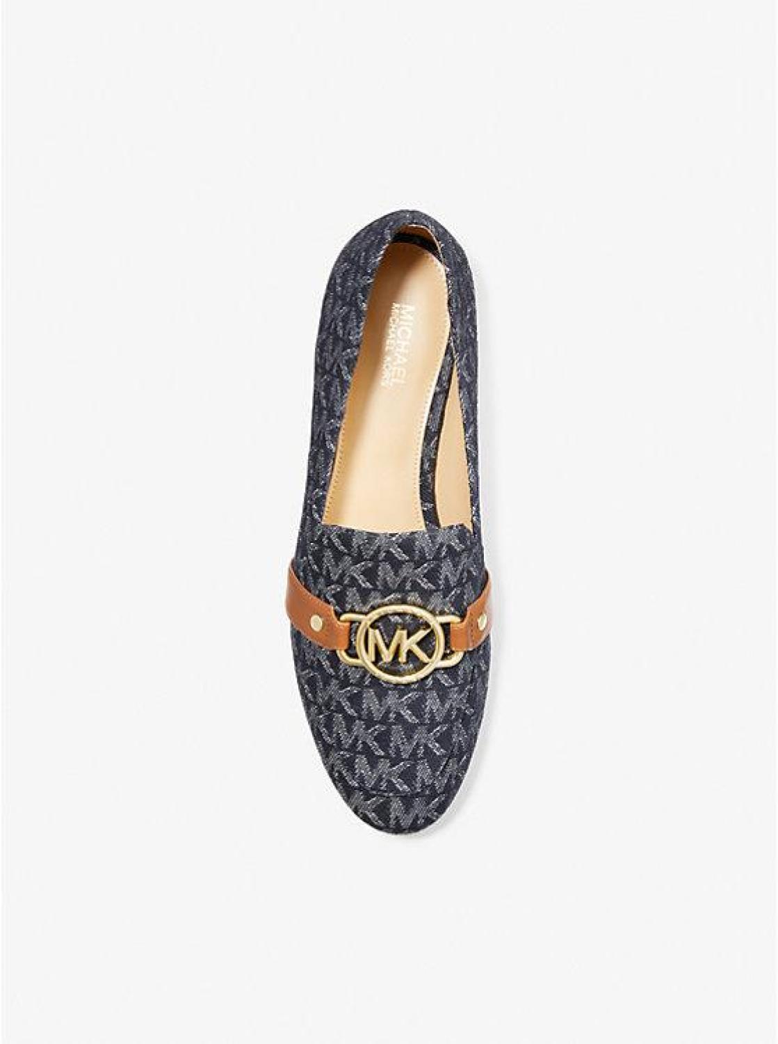 Rory Denim Logo Jacquard Loafer