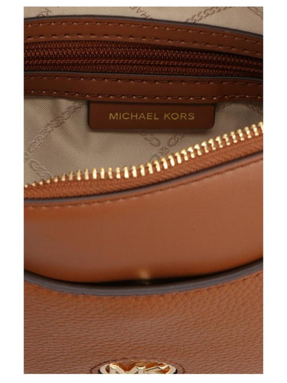 Michael Michael Kors Logo Plaque Zip-Up Shoulder Bag