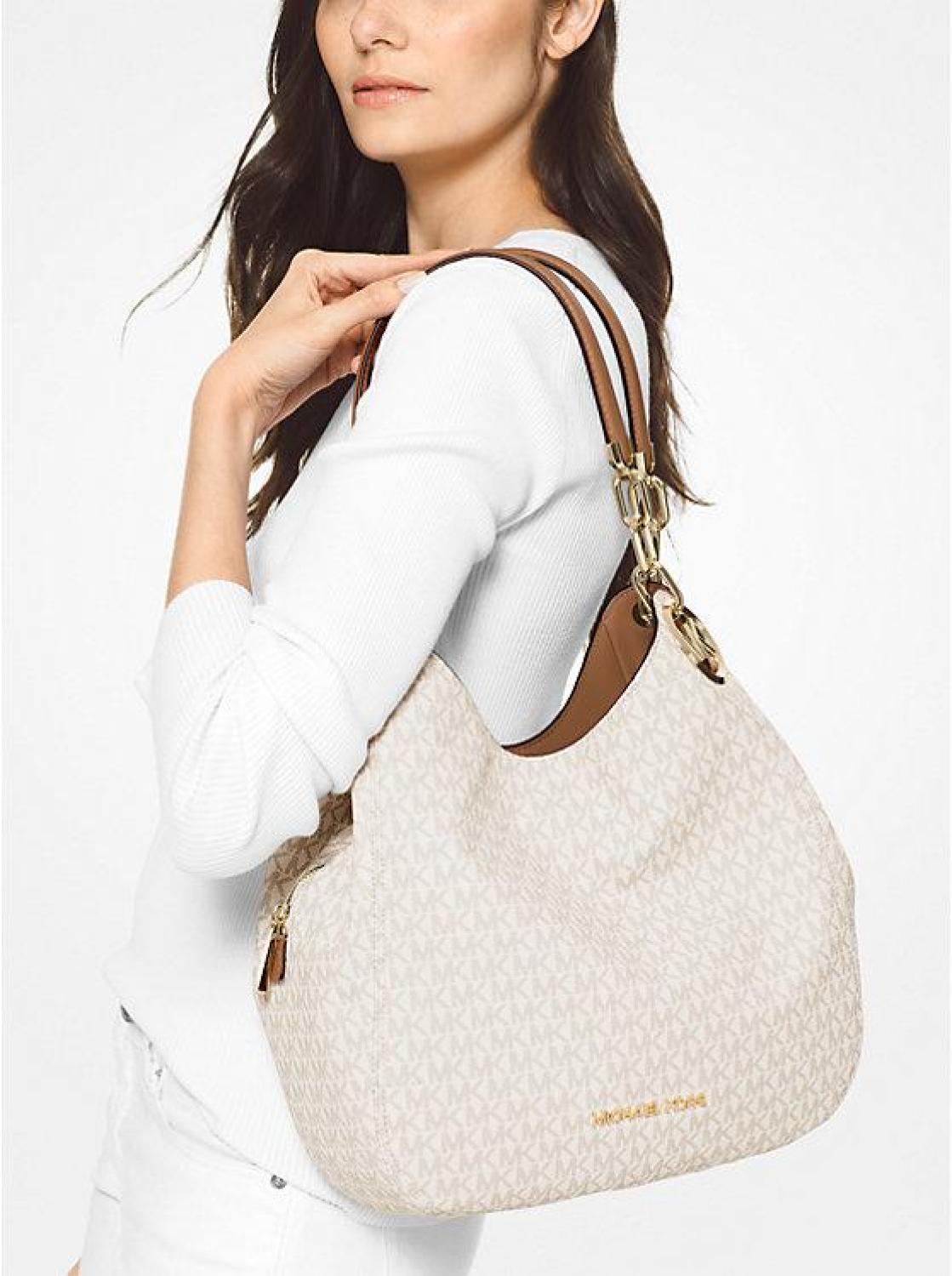 Lillie Large Logo Shoulder Bag