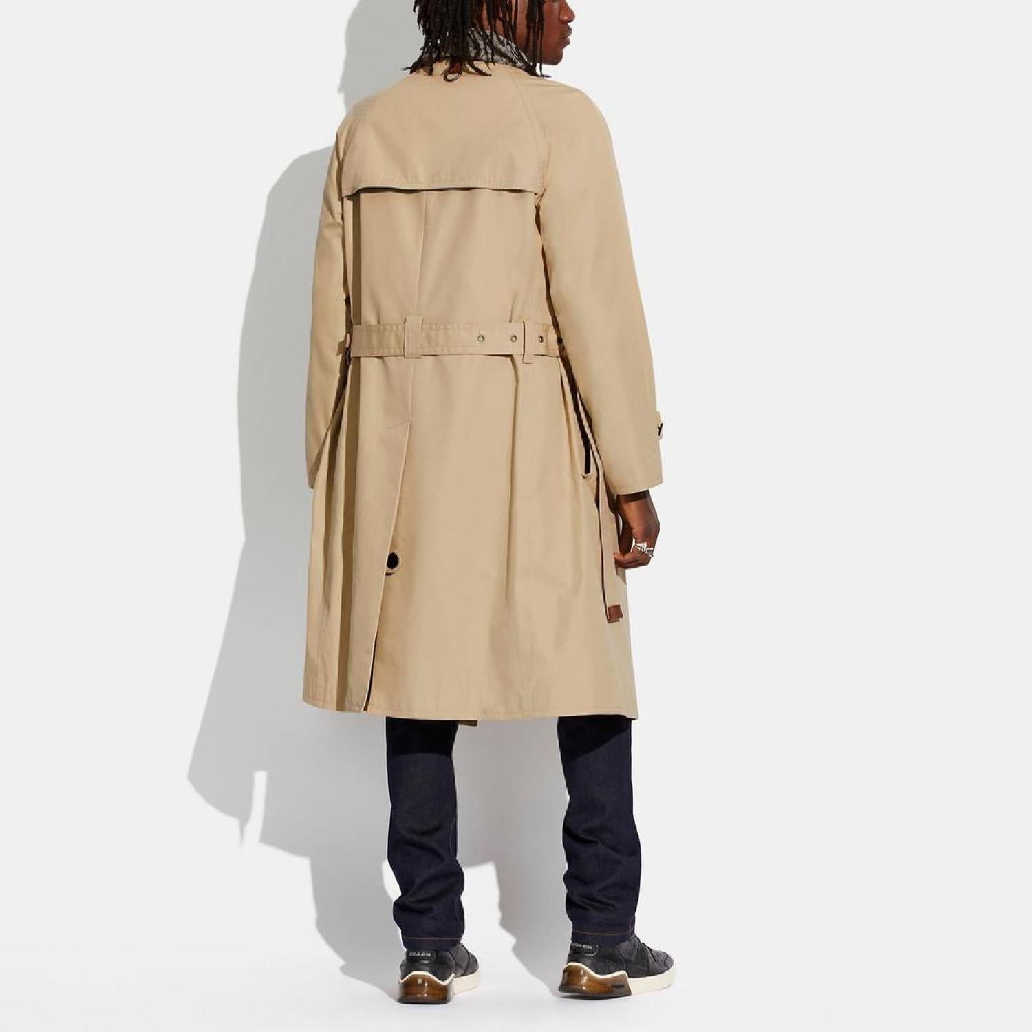 Coach trench coat on sale outlet