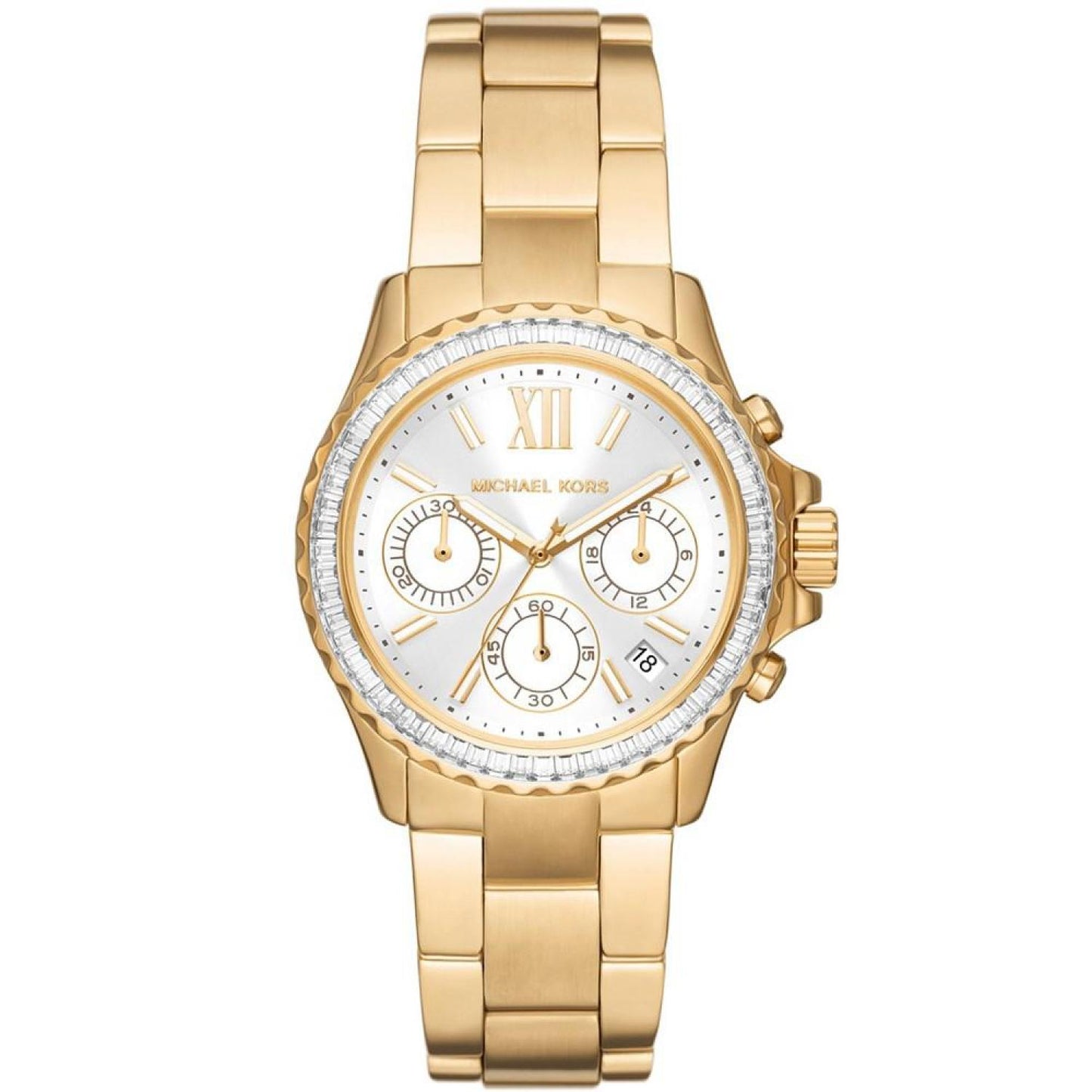 Women's Everest Chronograph Gold-Tone Stainless Steel Bracelet Watch 36mm