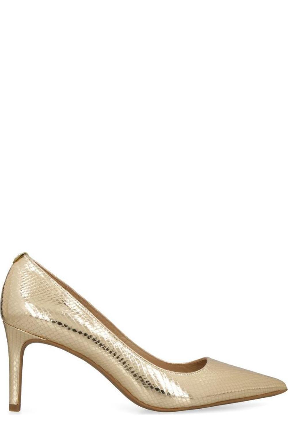 Michael Michael Kors Embossed Pointed Toe Pumps