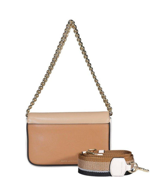 Marc Jacobs Logo Plaque Chained Shoulder Bag