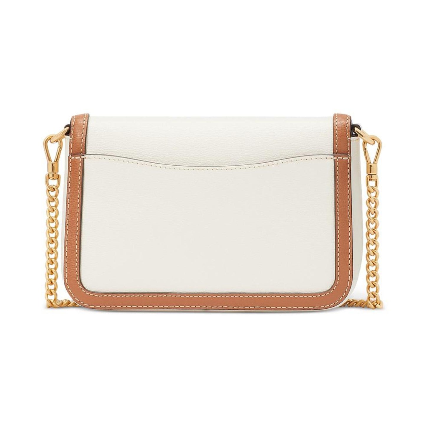 Katy Colorblocked Leather Flap Chain Crossbody