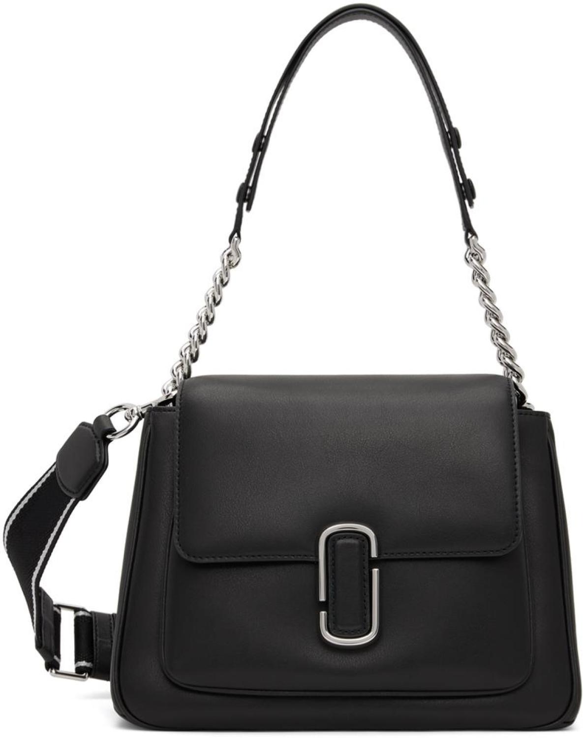 Black 'The J Marc Chain' Satchel