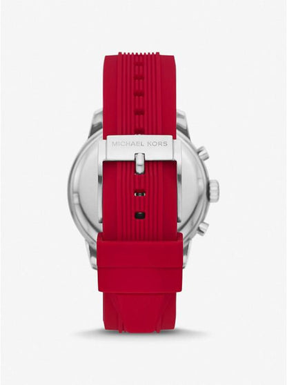 Oversized Cunningham Silver-Tone and Silicone Watch