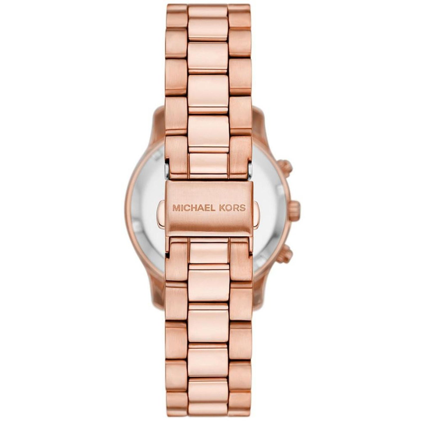 Women's Runway Chronograph Rose Gold-Tone Stainless Steel Bracelet Watch, 34mm