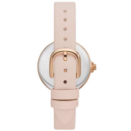 Kate Spade Women's Chelsea Park Three-Hand Date Pink Leather Strap Watch 32mm