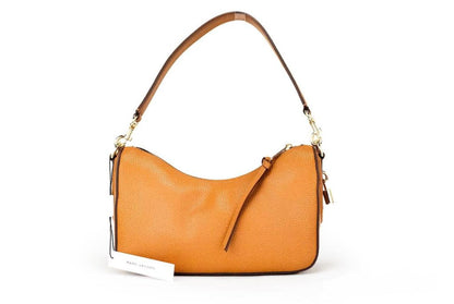 Marc Jacobs Drifter Small Smoked Almond Leather Hobo Shoulder Crossbody Women's Handbag