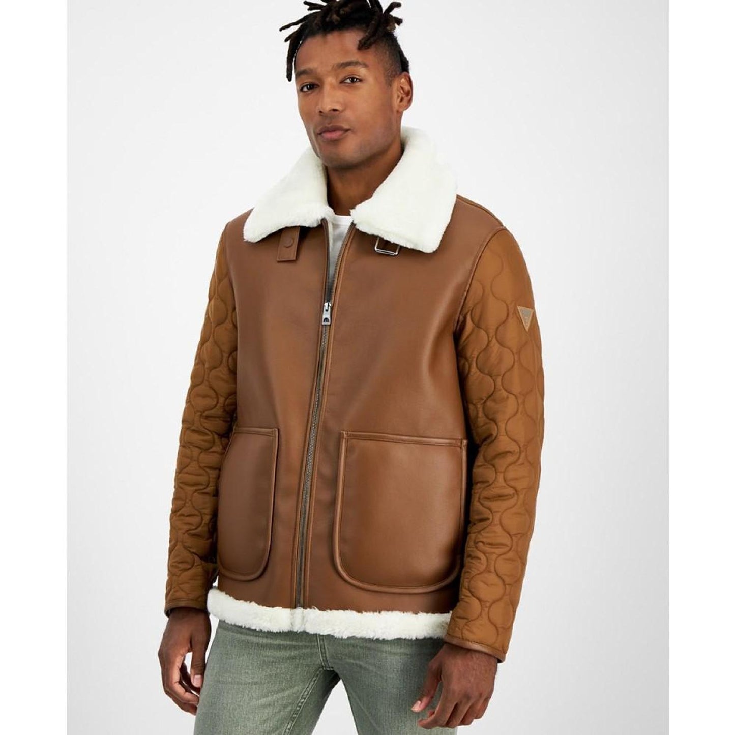 Men's Faux-Shearling Jacket