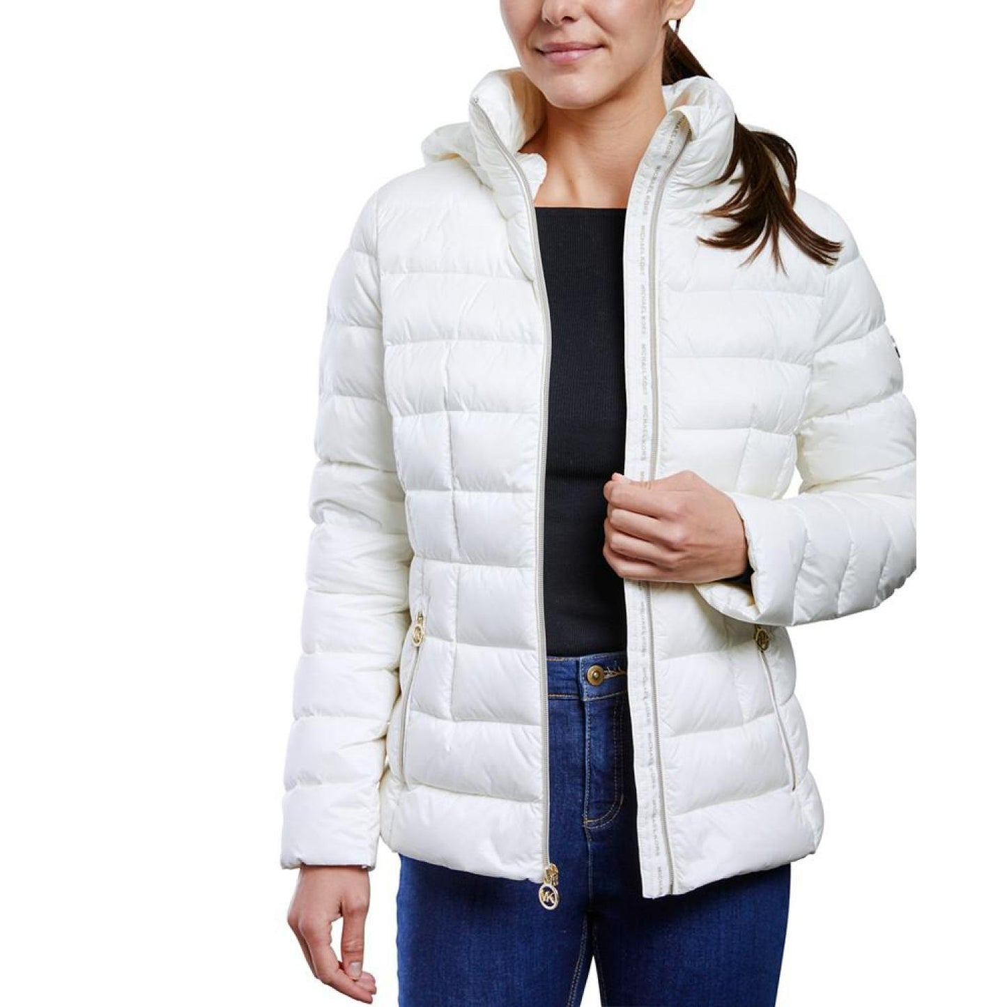 Women's Hooded Packable Down Shine Puffer Coat, Created for Macy's