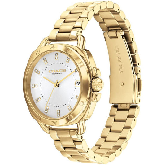 Women's Tatum Gold-Tone Stainless Steel Bracelet Watch, 34mm