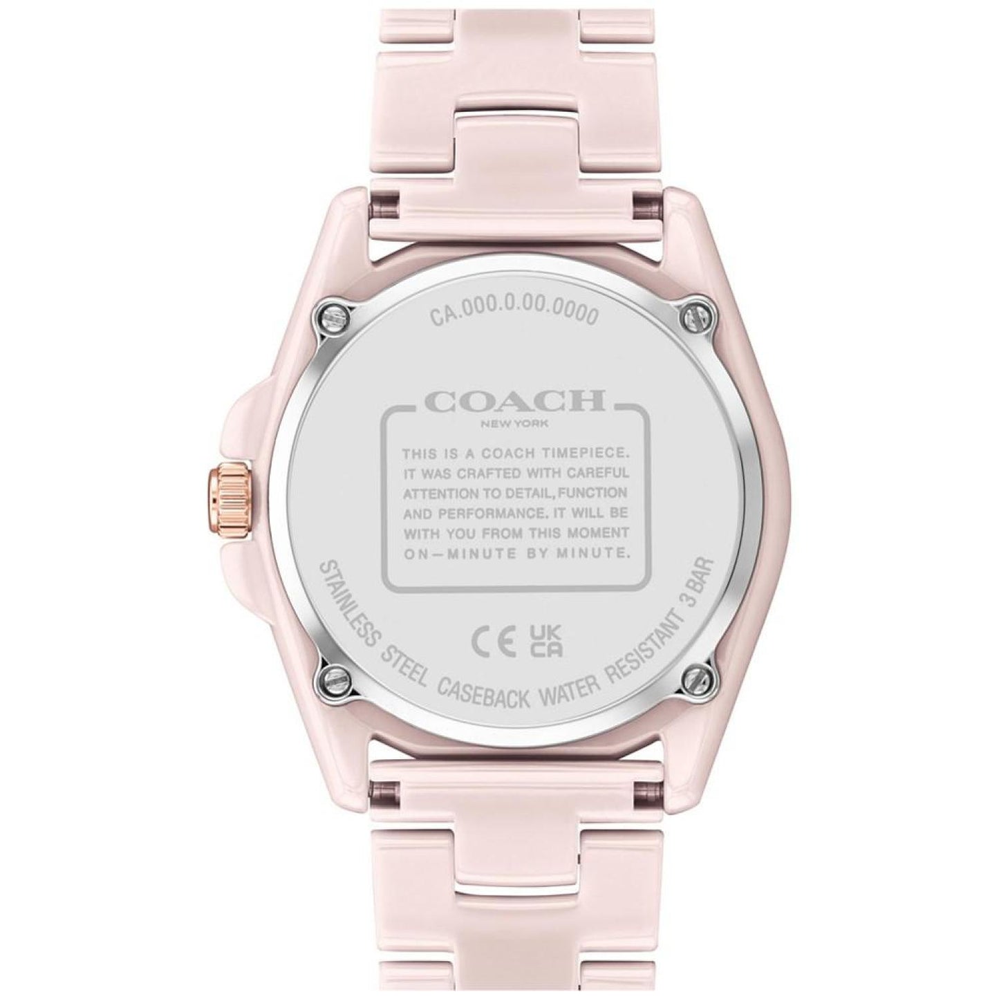 Women's Greyson Blush Ceramic Bracelet Watch 36mm