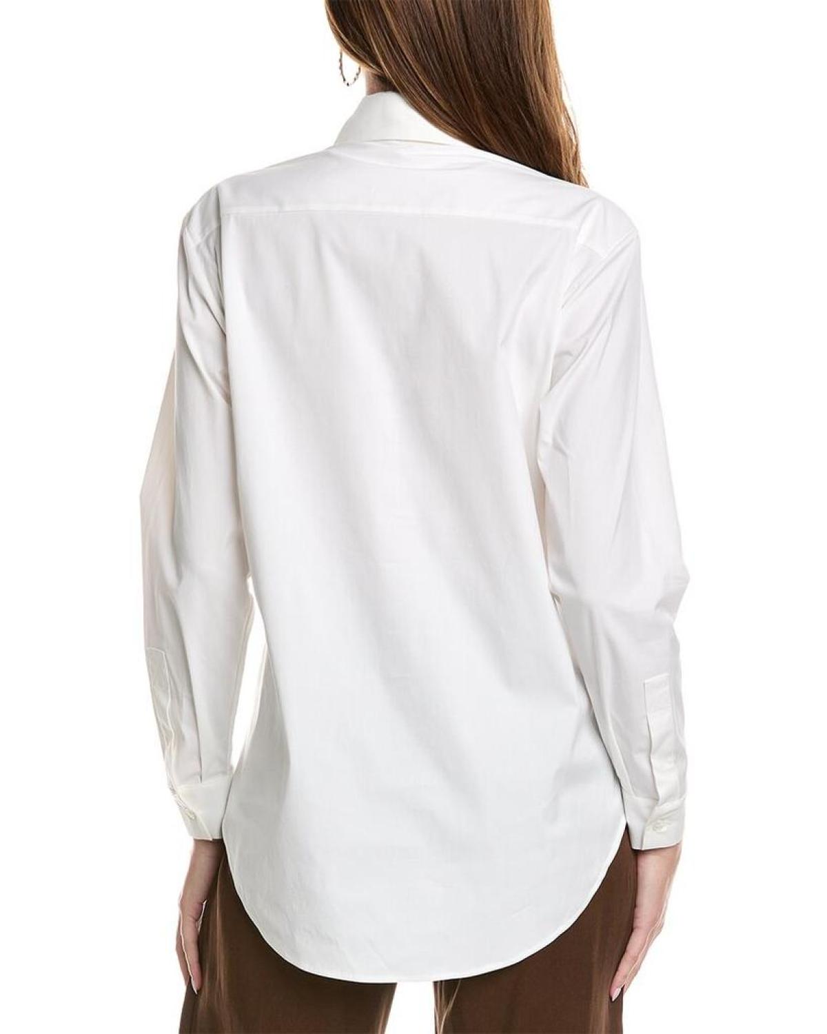 Michael Kors Collection Side Button Convertible Shirt