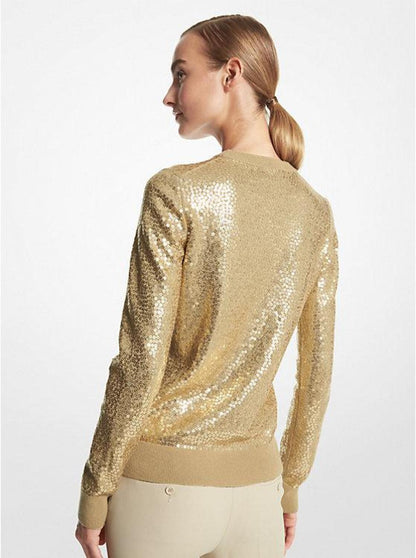 Sequined Cashmere Sweater