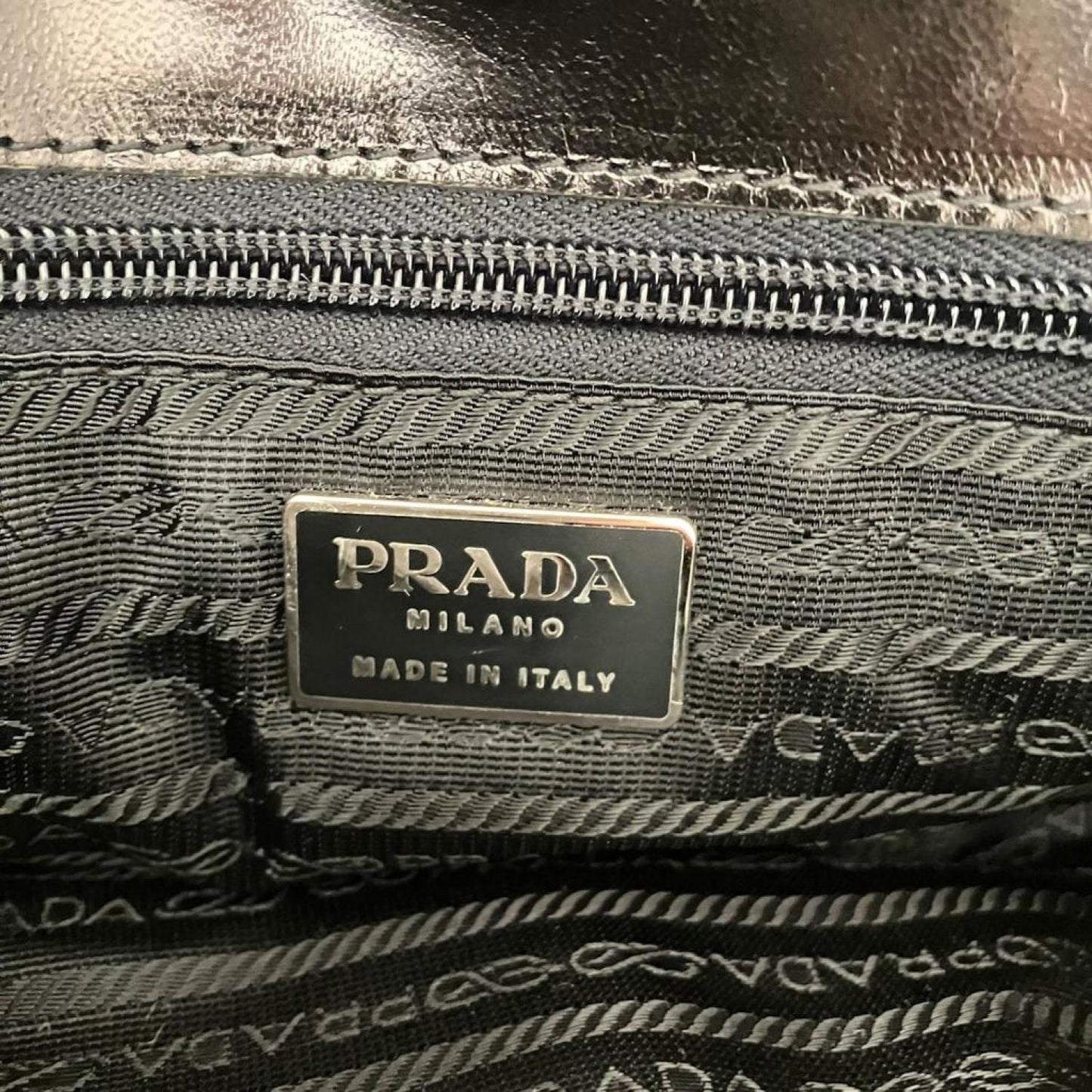 Prada  Leather Shoulder Bag (Pre-Owned)