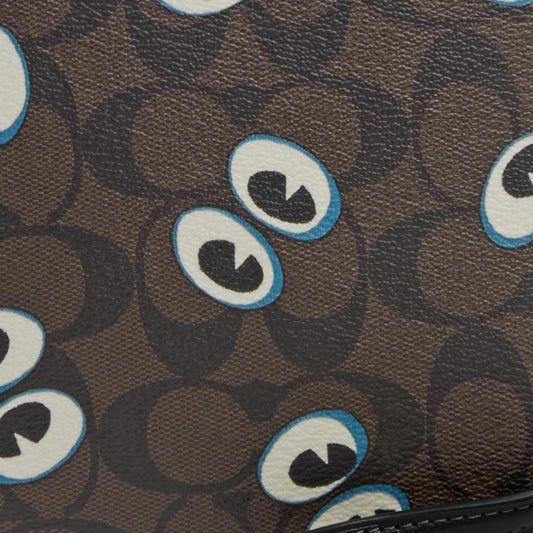 Coach Outlet Canteen Crossbody In Signature Canvas With Halloween Eyes