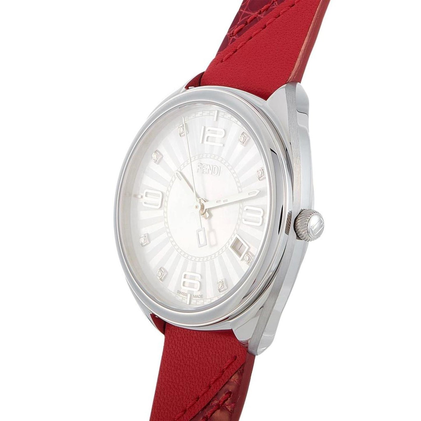 Fendi Momento Mother of Pearl Dial Stainless Steel Watch F217034573D1