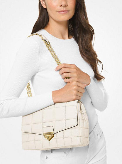 SoHo Extra-Large Quilted Leather Shoulder Bag