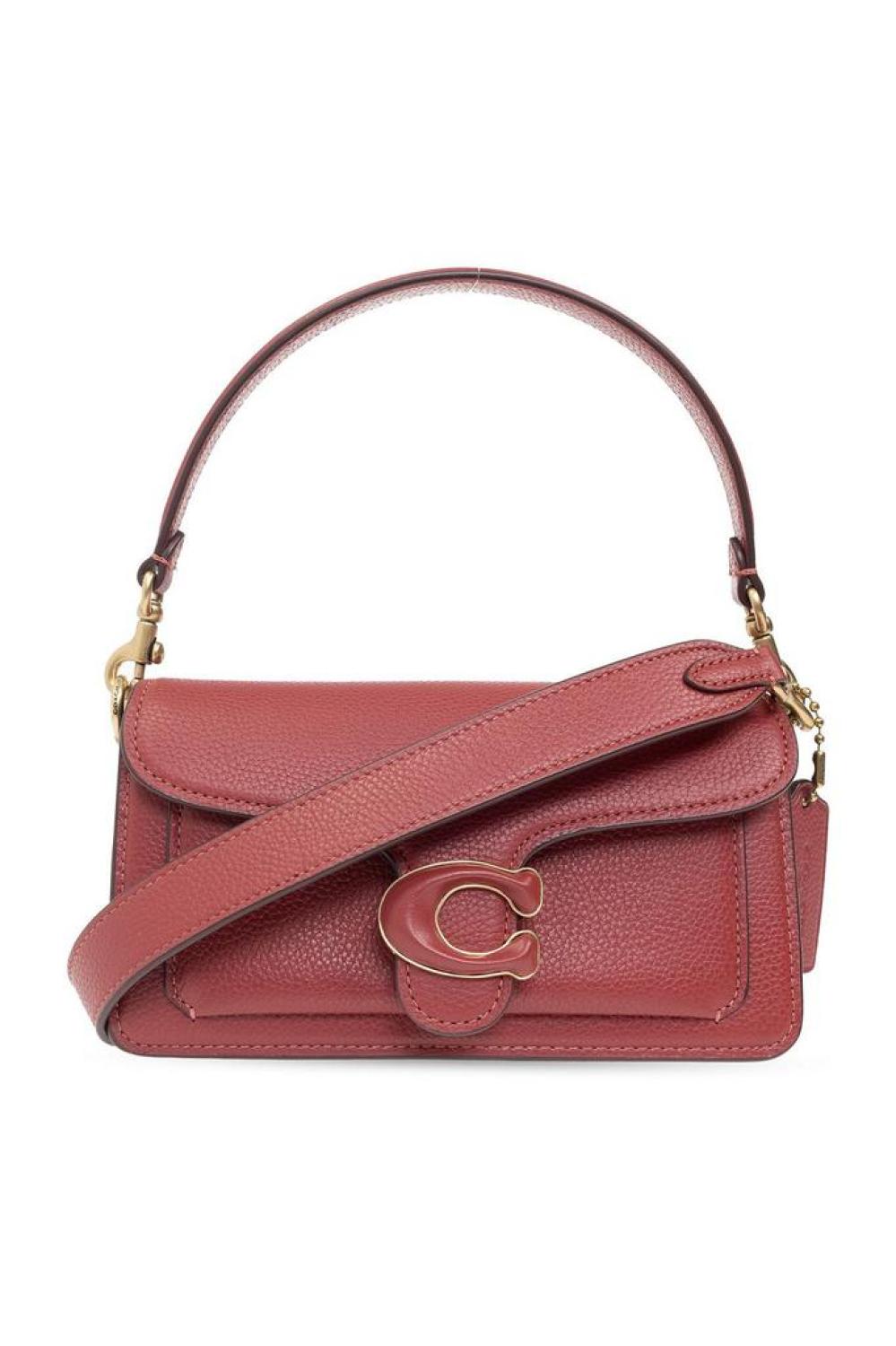 Coach Tabby Logo Plaque Shoulder Bag