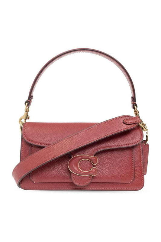 Coach Tabby Logo Plaque Shoulder Bag