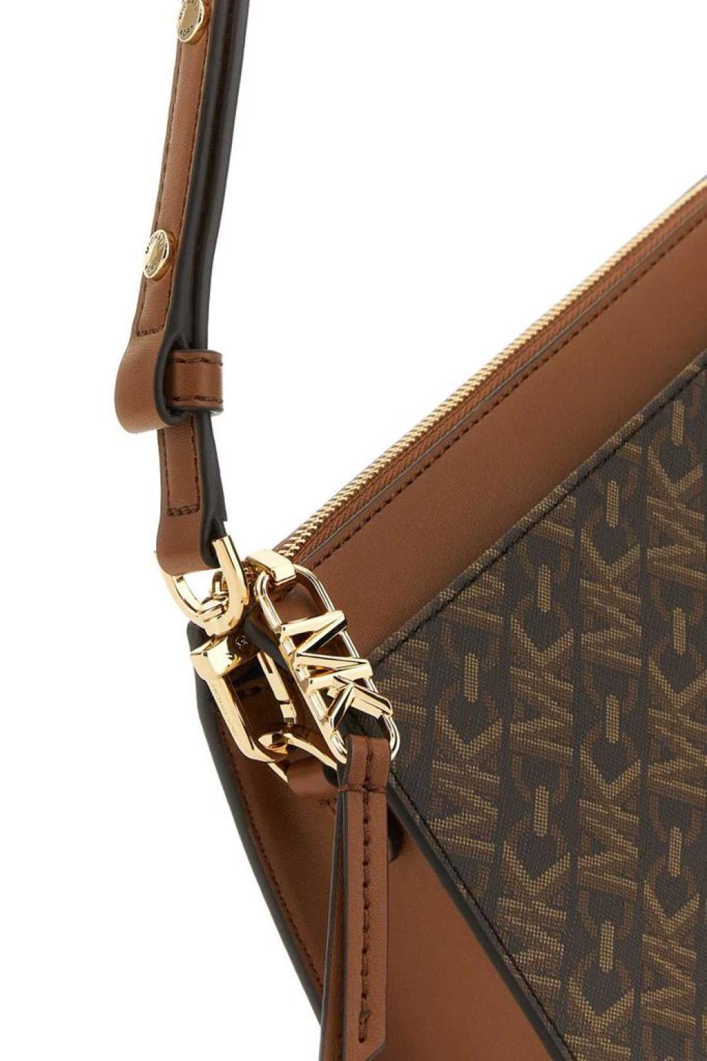 Michael Michael Kors Monogram Jacquard Zipped Crossbody Bag