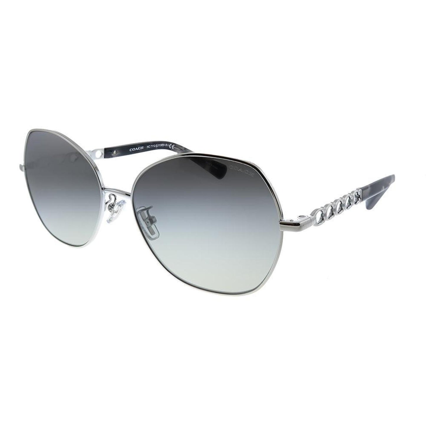 Coach L1130 HC 7112 900111 Womens Butterfly Sunglasses