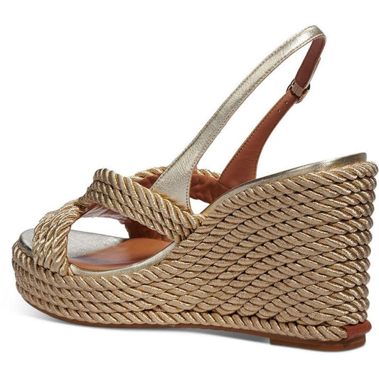 Tahiti Womens Slingbacks Leather Espadrilles