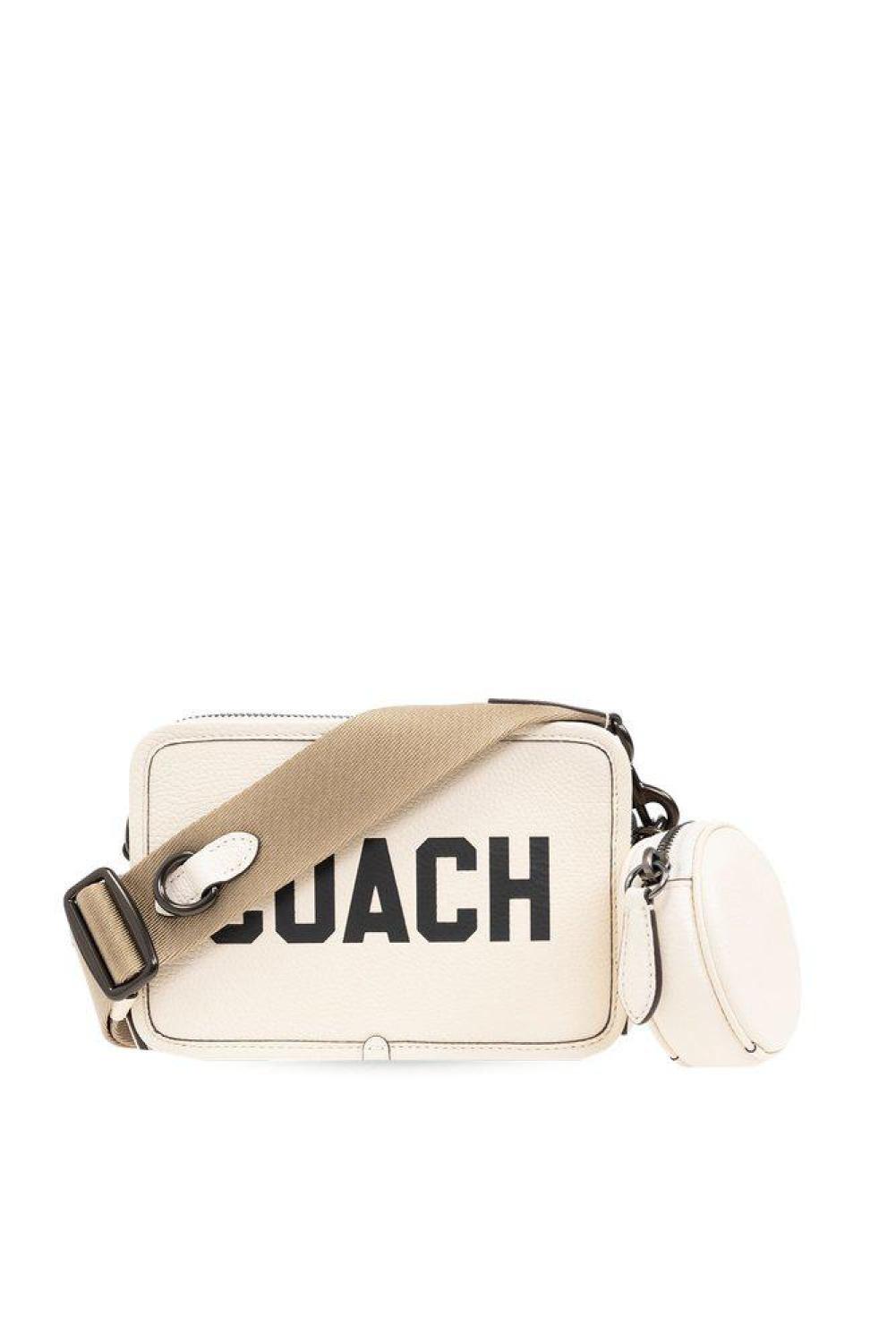 Coach Charter Logo Printed Messenger Bag