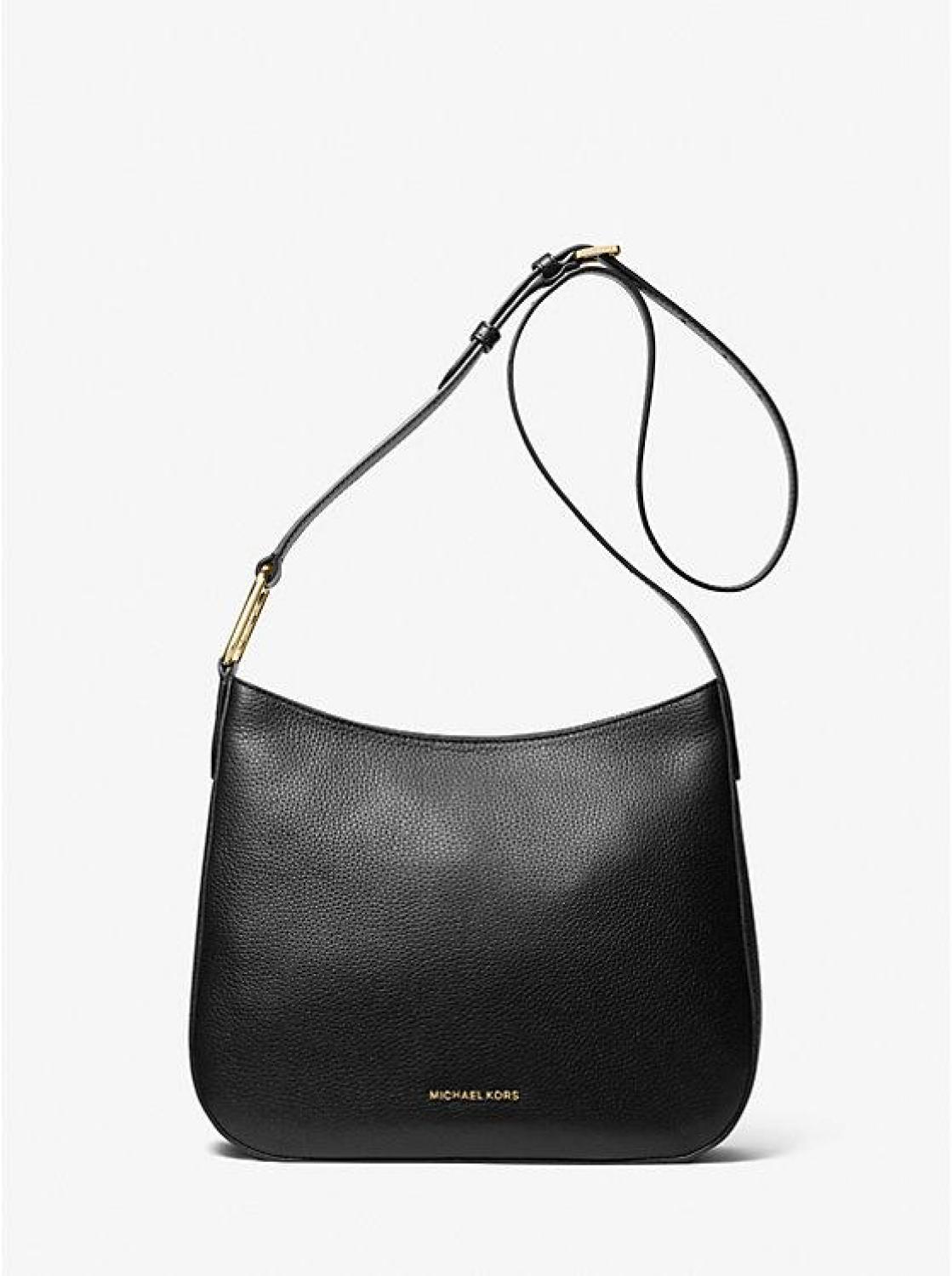 Kensington Large Pebbled Leather Crossbody Bag