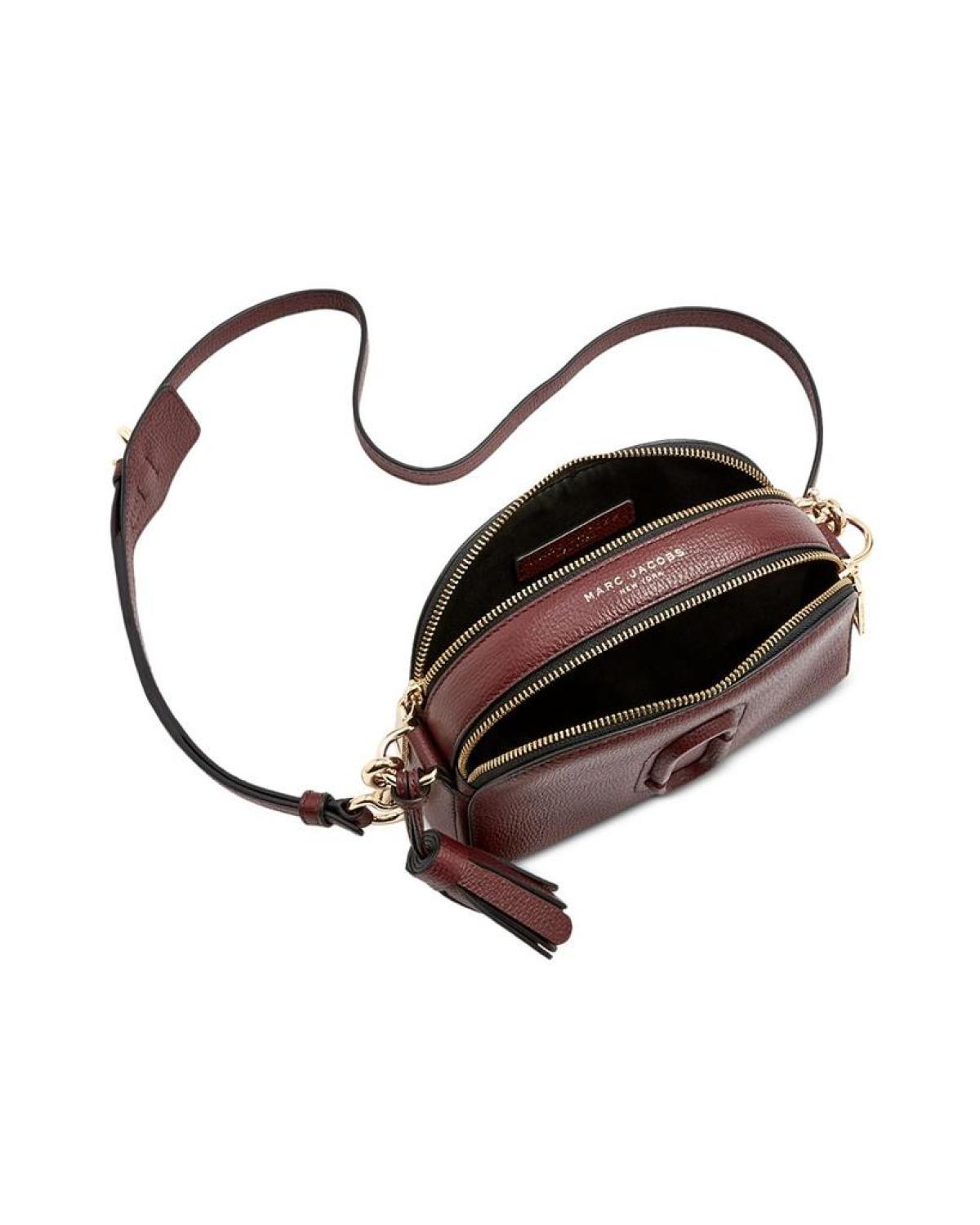 Shutter Leather Crossbody