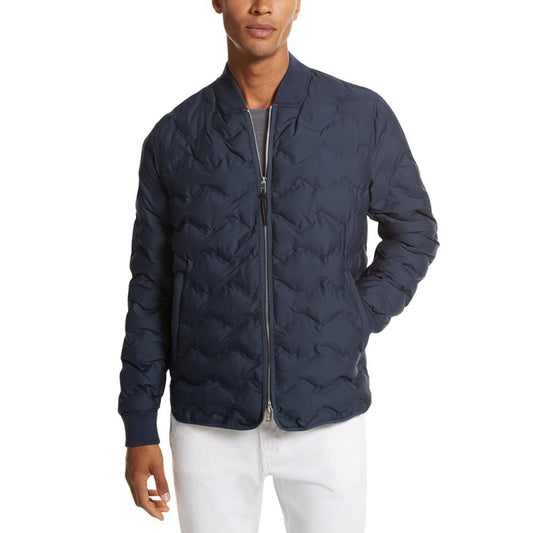 Men's Baseball-Collar Quilted Jacket